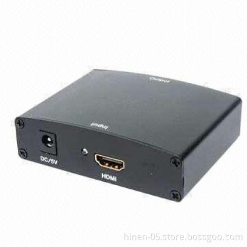 HDMI to VGA +R/L Audio Converter, Supports Analogue Video Output up to UXGA and 1080p with 10-bit